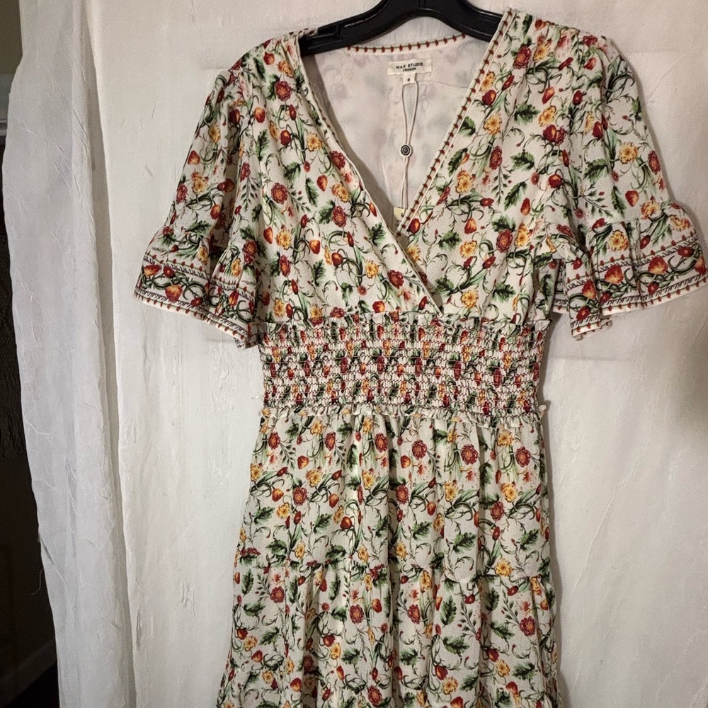 Floral V-Neck Dress